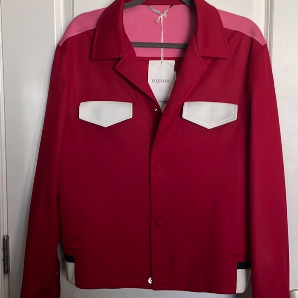 Valentino bomber jacket! Can be dressed up or down!!
